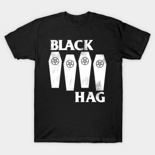 Black Hag - Witch - Occult Goth - Distressed T-Shirt